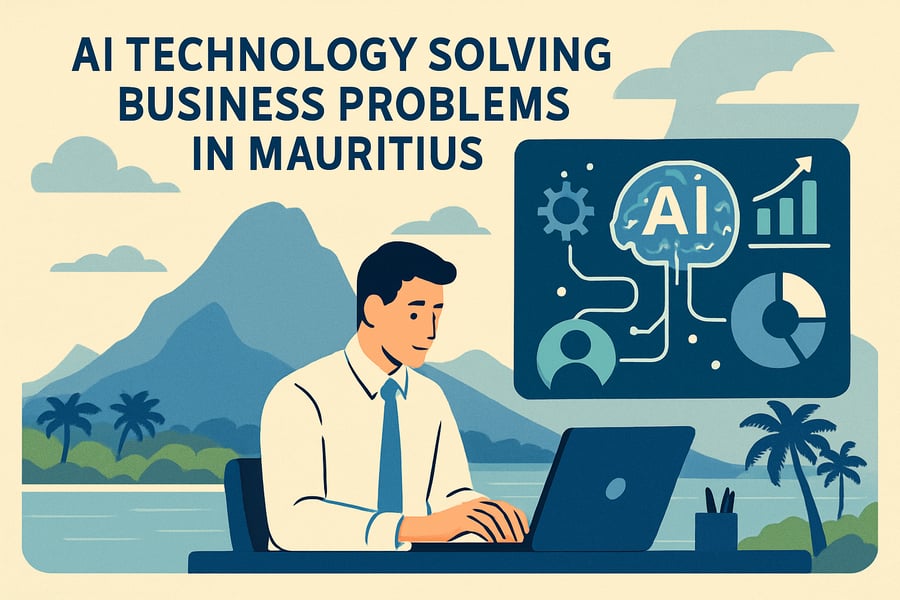 AI technology solving business problems in Mauritius